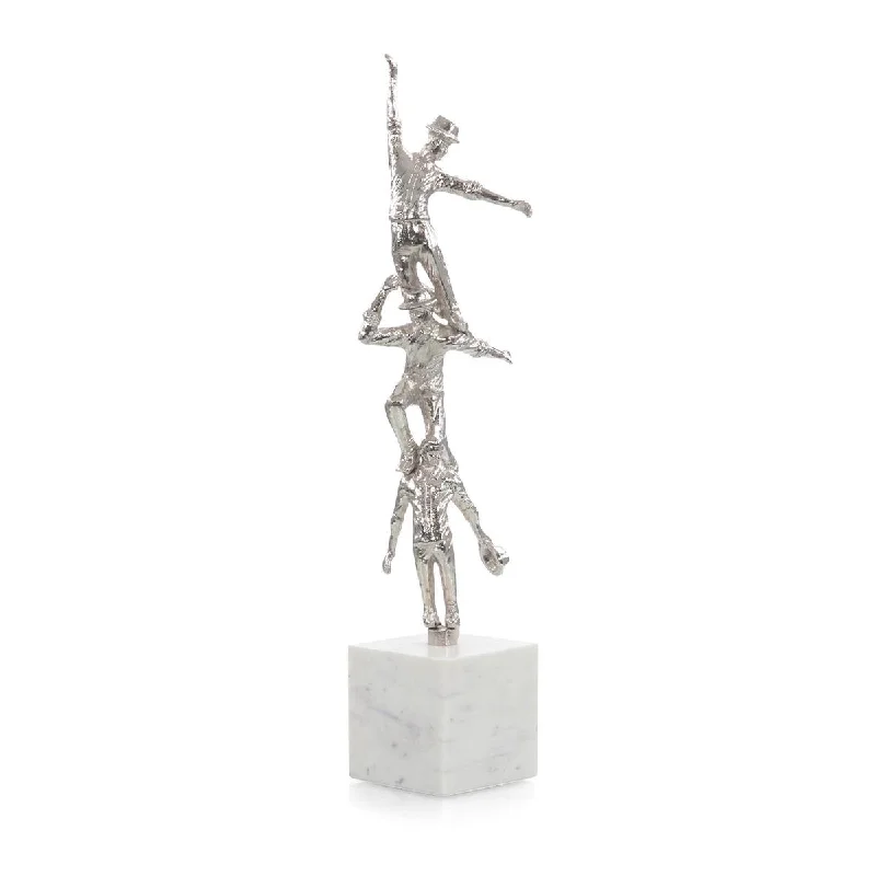 Dancing Men Sculpture II In Nickel JRA-11960