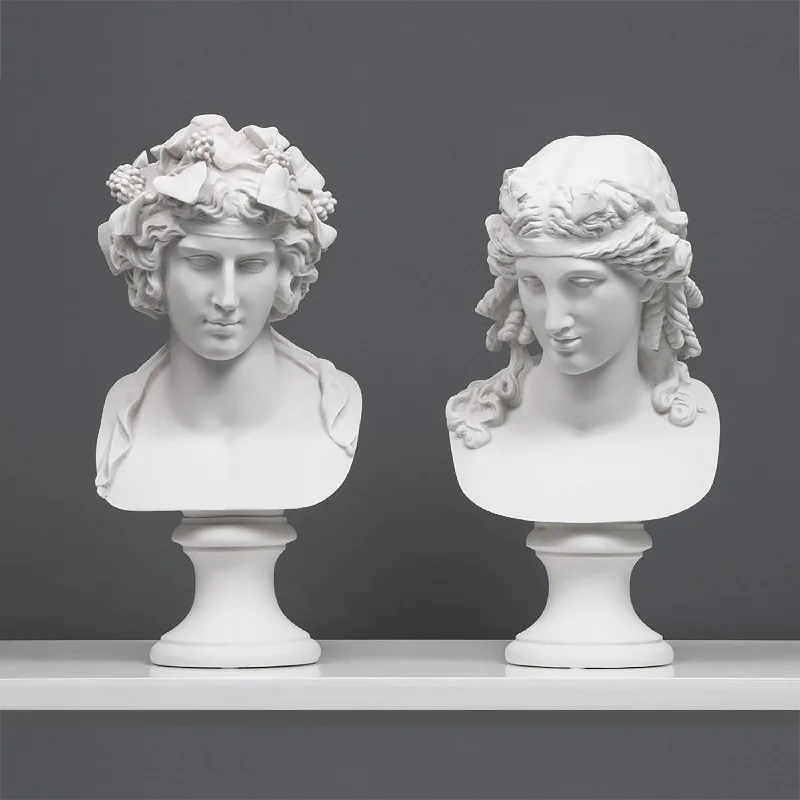 Lansdowne Antinous & Ariadne Bust Sculptures