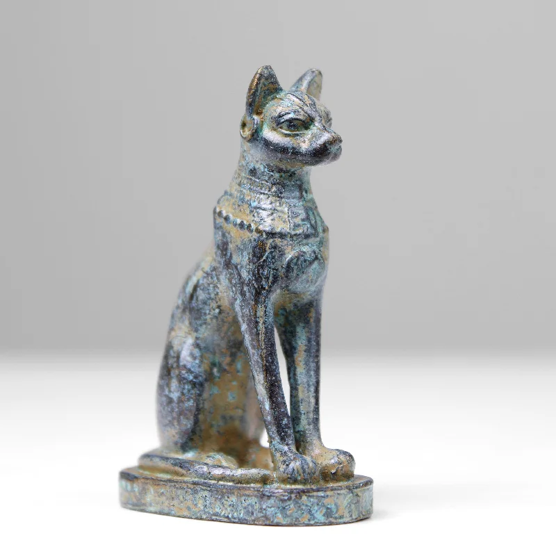 Egyptian Cat of Goddess Bastet Statue (Small)