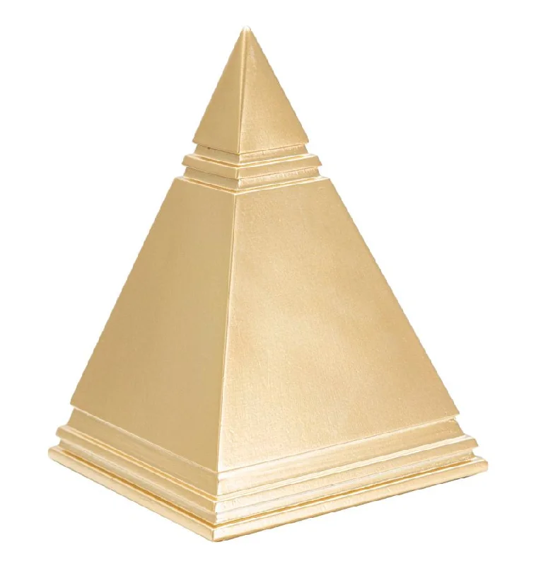 Golden Pyramid Decor (Resin Statue)