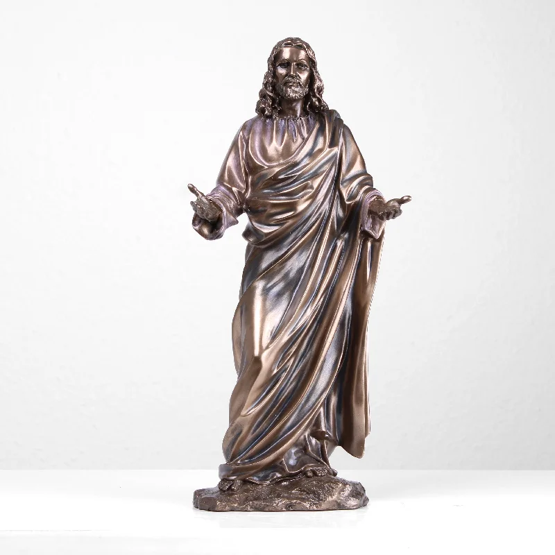 Jesus Statue in Bronze (Cold Cast Bronze Sculpture of Christ)