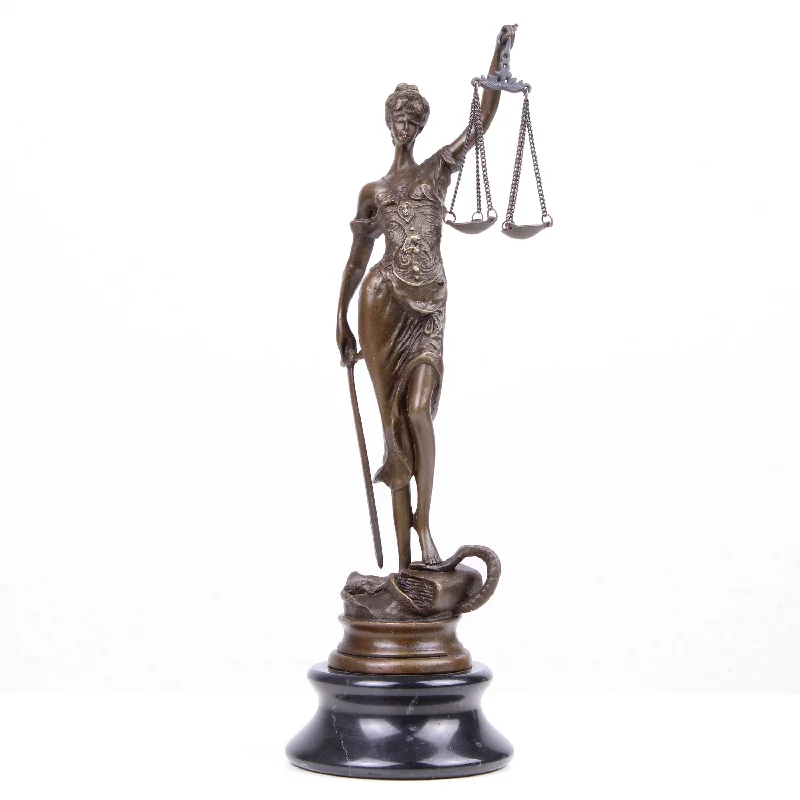 Lady Justice Bronze Statue (Hot Cast Bronze Sculpture)