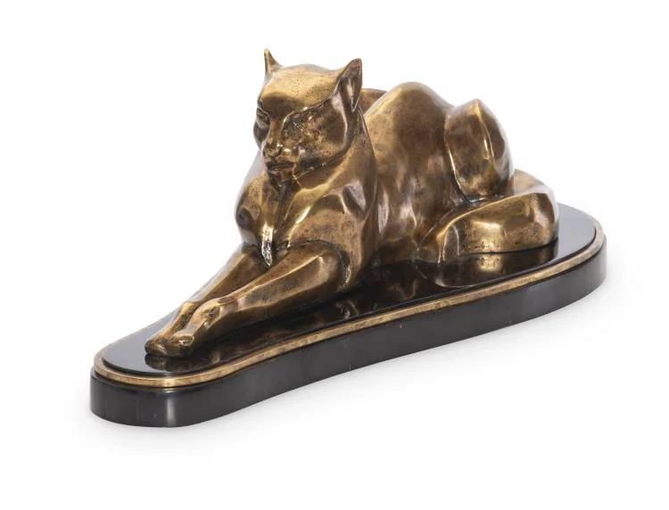 Maitland Smith 8298-10 - Puma Sculpture