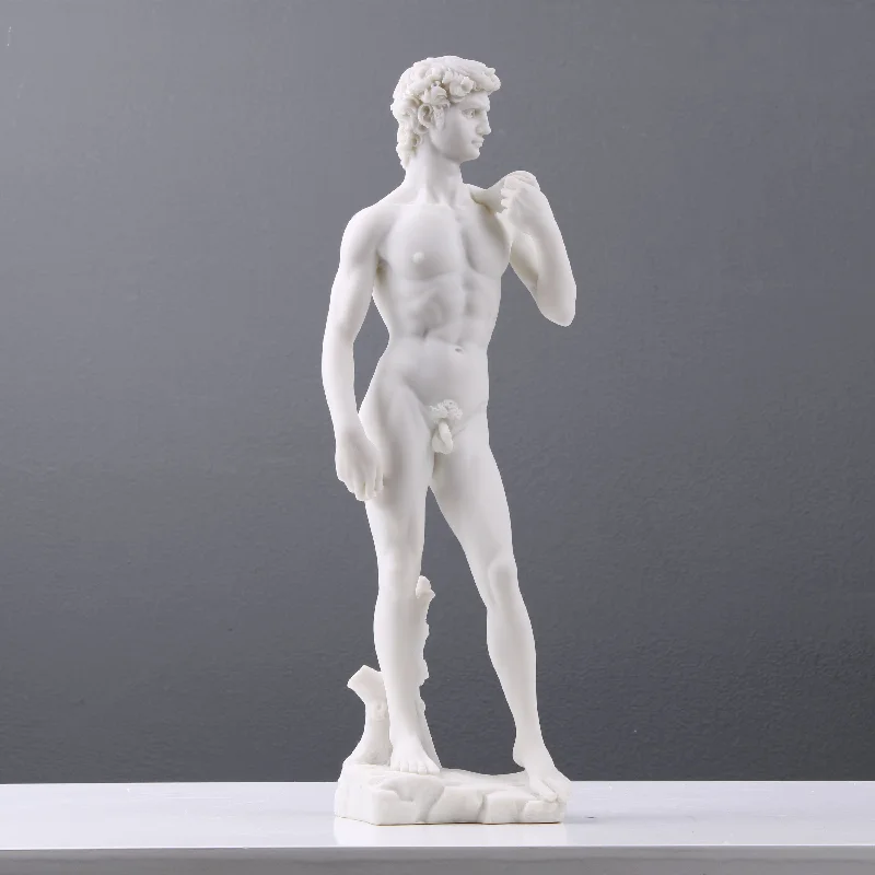 Sculpture of David by Michelangelo (White Statue)