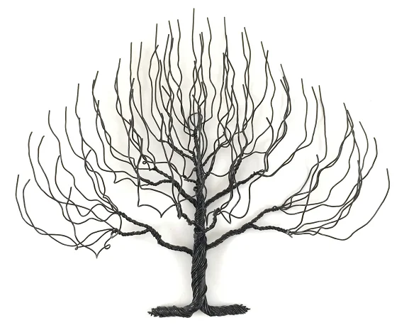 Small Regular Wire Tree - Black