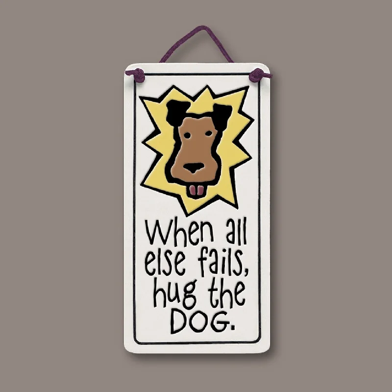 Tile - Mini Charmer - Hug the Dog - 459