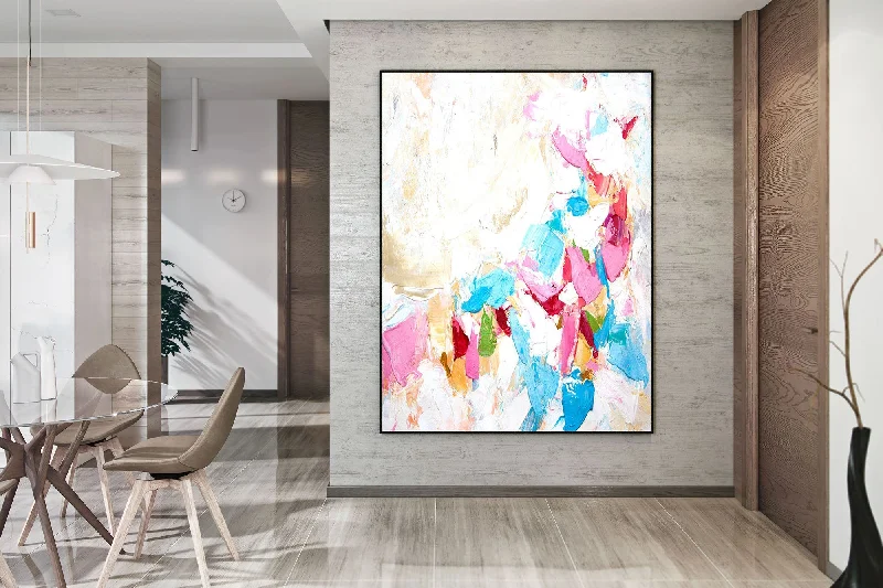 Colorful Abstract Painting Original Oversize Painting Kp099