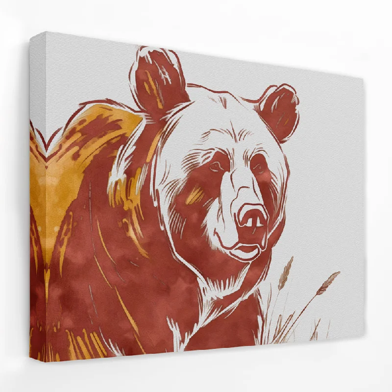 Furry Bear Portrait