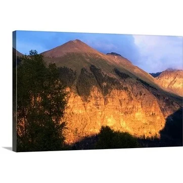 Holger Leue Premium Thick-Wrap Canvas entitled Mountain, Telluride, Colorado, USA