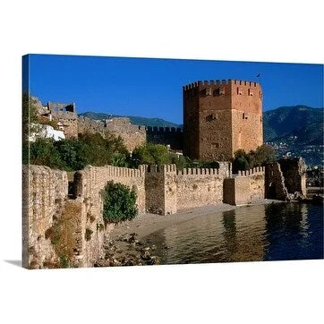 John Elk Premium Thick-Wrap Canvas entitled Architecture, Antalya, Turkey, Middle East