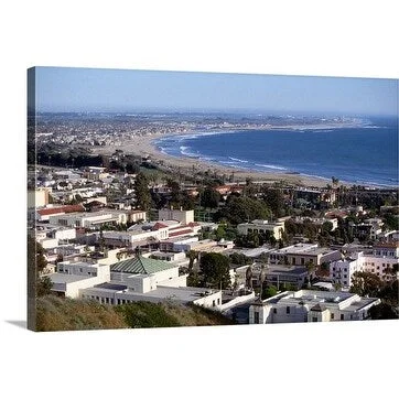 John Elk Premium Thick-Wrap Canvas entitled City view, Ventura, California, USA