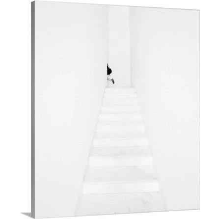 Paco Palazon Premium Thick-Wrap Canvas entitled Leaving The White Corridor