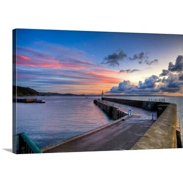 Premium Thick-Wrap Canvas entitled Mevagissey, a small fishing village in Cornwall, about 5 miles from St Austell.