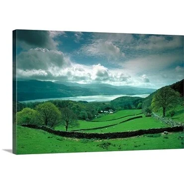 Premium Thick-Wrap Canvas entitled The Estuary from Bontddu, Barmouth, Gwynedd, Wales.