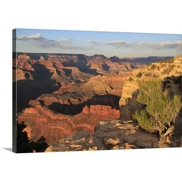 Premium Thick-Wrap Canvas entitled View from Hopi Point towards Powell Point on the South Rim