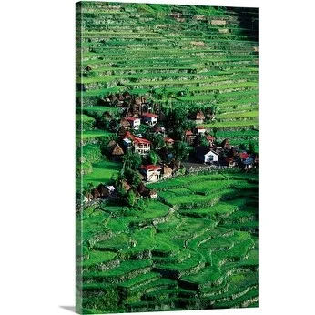 Richard I'Anson Premium Thick-Wrap Canvas entitled Village, Philippines, South-East Asia